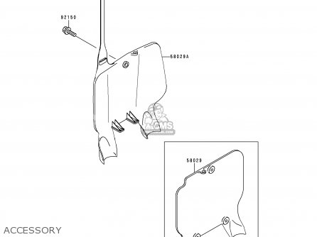 ACCESSORY - KX500-E7 1995 USA CANADA