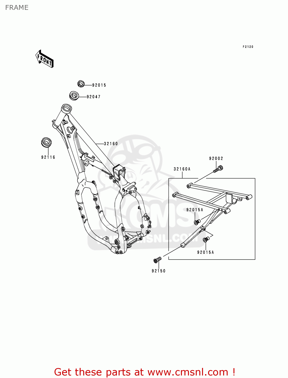 FRAME KX500-E8 1996 EUROPE AS