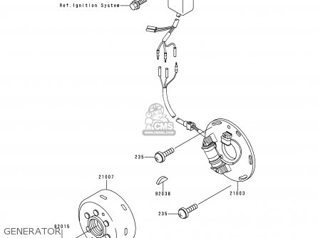 GENERATOR - KX500-E8 1996 USA CANADA