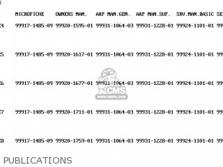 PUBLICATIONS - KX500-E8 1996 USA CANADA