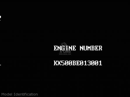 Model Identification - KX500-E9 1997 EUROPE AS