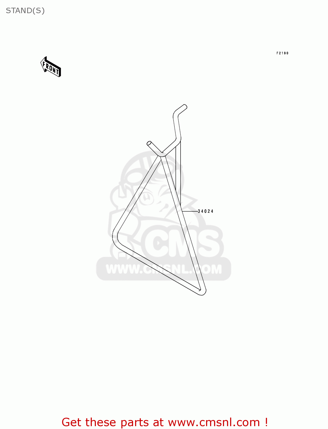 STAND(S) KX500-E9 1997 USA CANADA