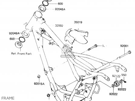 FRAME - KX60-A1 1983 A1/A2