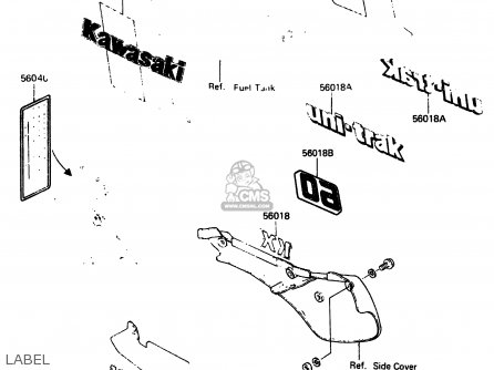 LABEL - KX60-A1 1983 A1/A2
