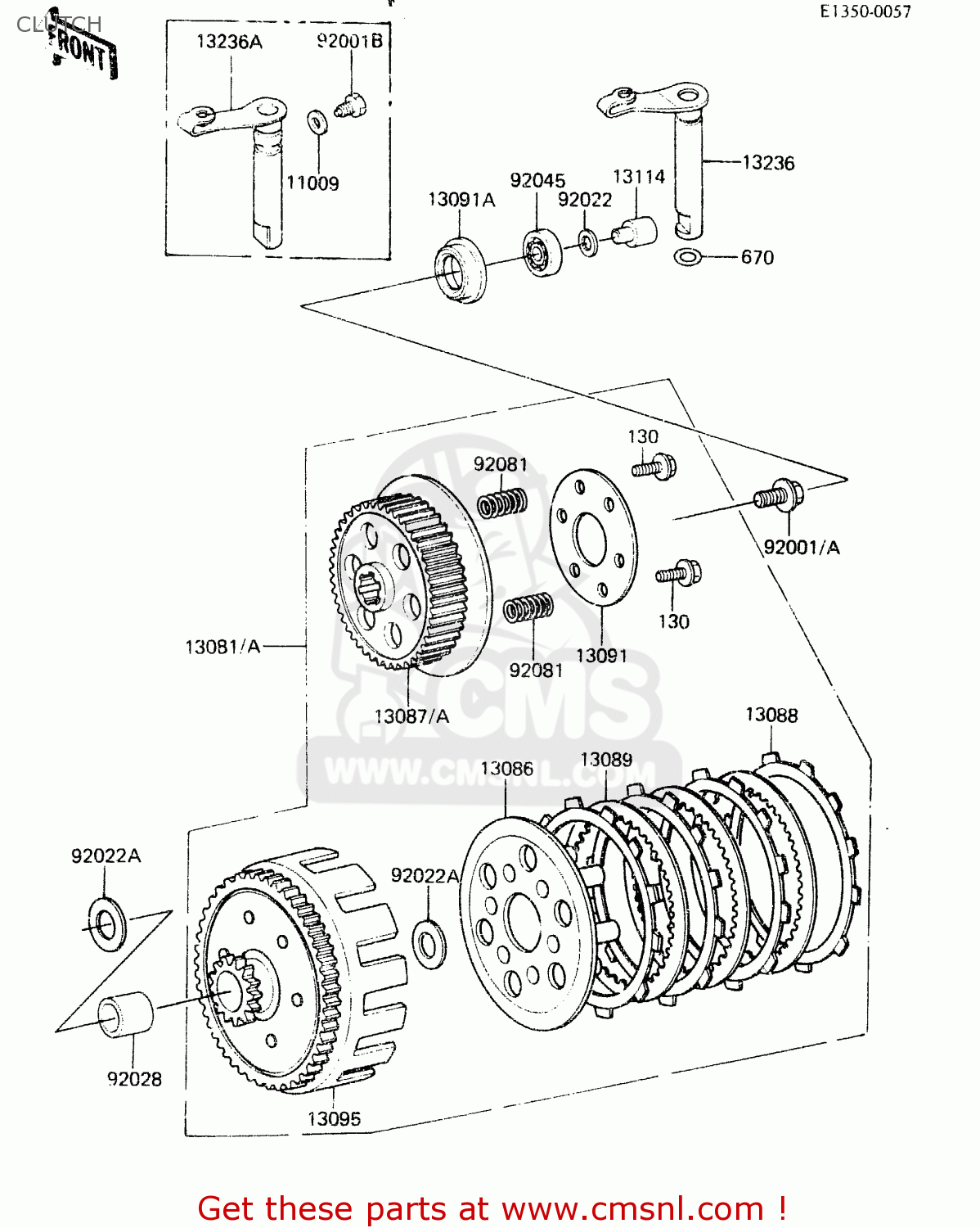 CLUTCH KX60-A2 1984 A1/A2
