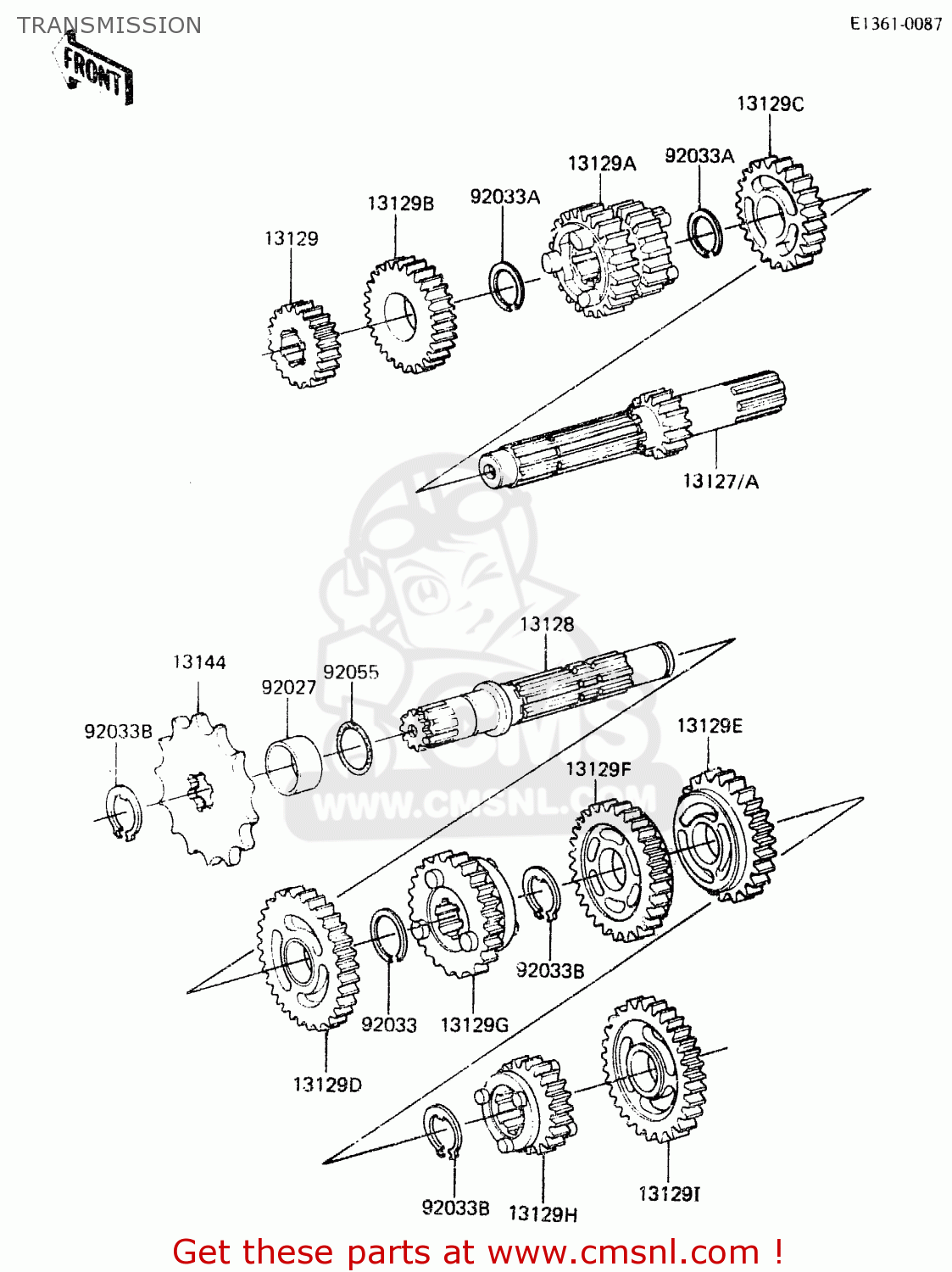 TRANSMISSION KX60-A2 1984 A1/A2