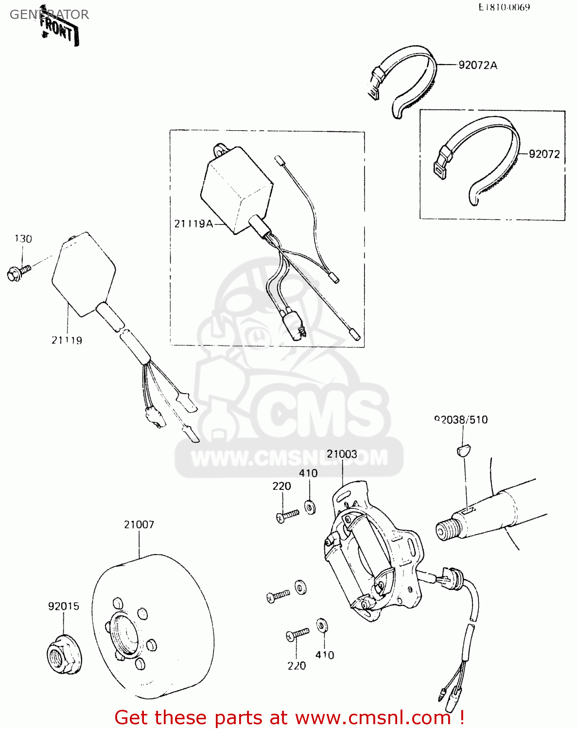 GENERATOR KX60-A2 1984 A1/A2