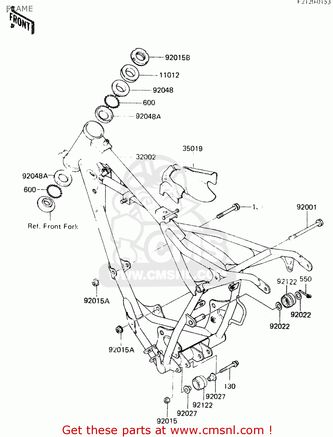 FRAME KX60-A2 1984 A1/A2