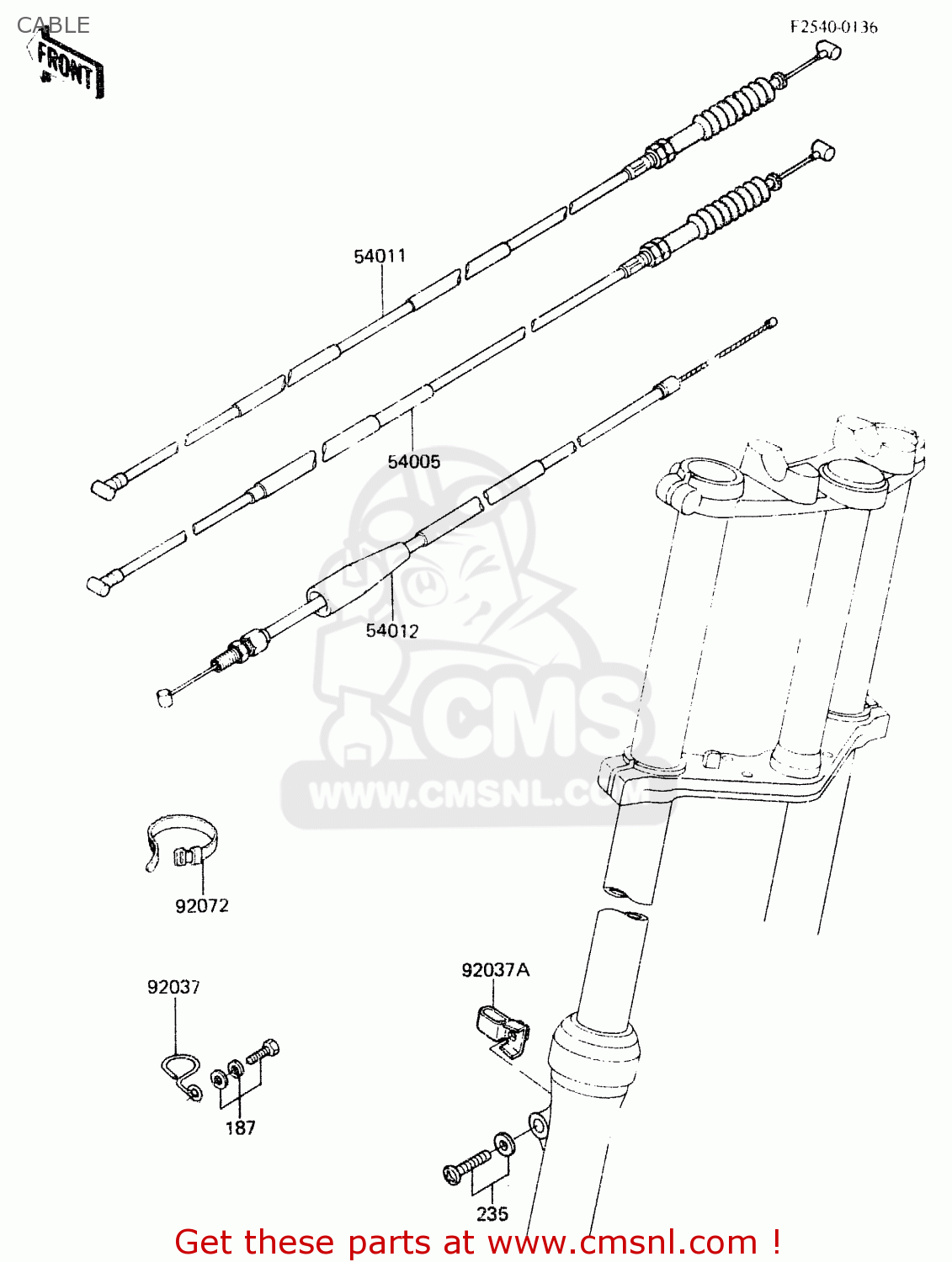 CABLE KX60-A2 1984 A1/A2