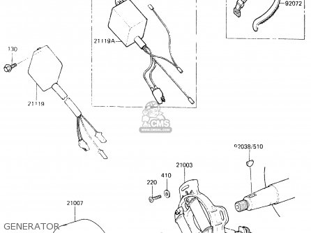 GENERATOR - KX60-A2 1984 A1/A2
