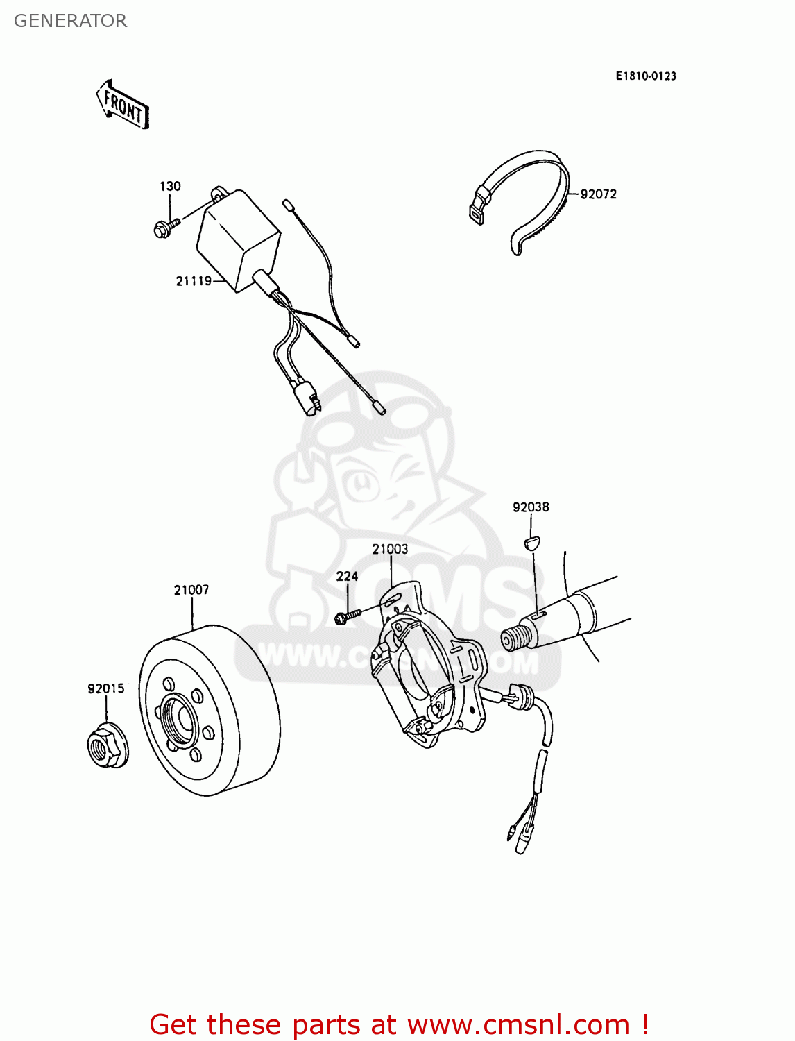 GENERATOR KX60-B1 1985 UNITED KINGDOM