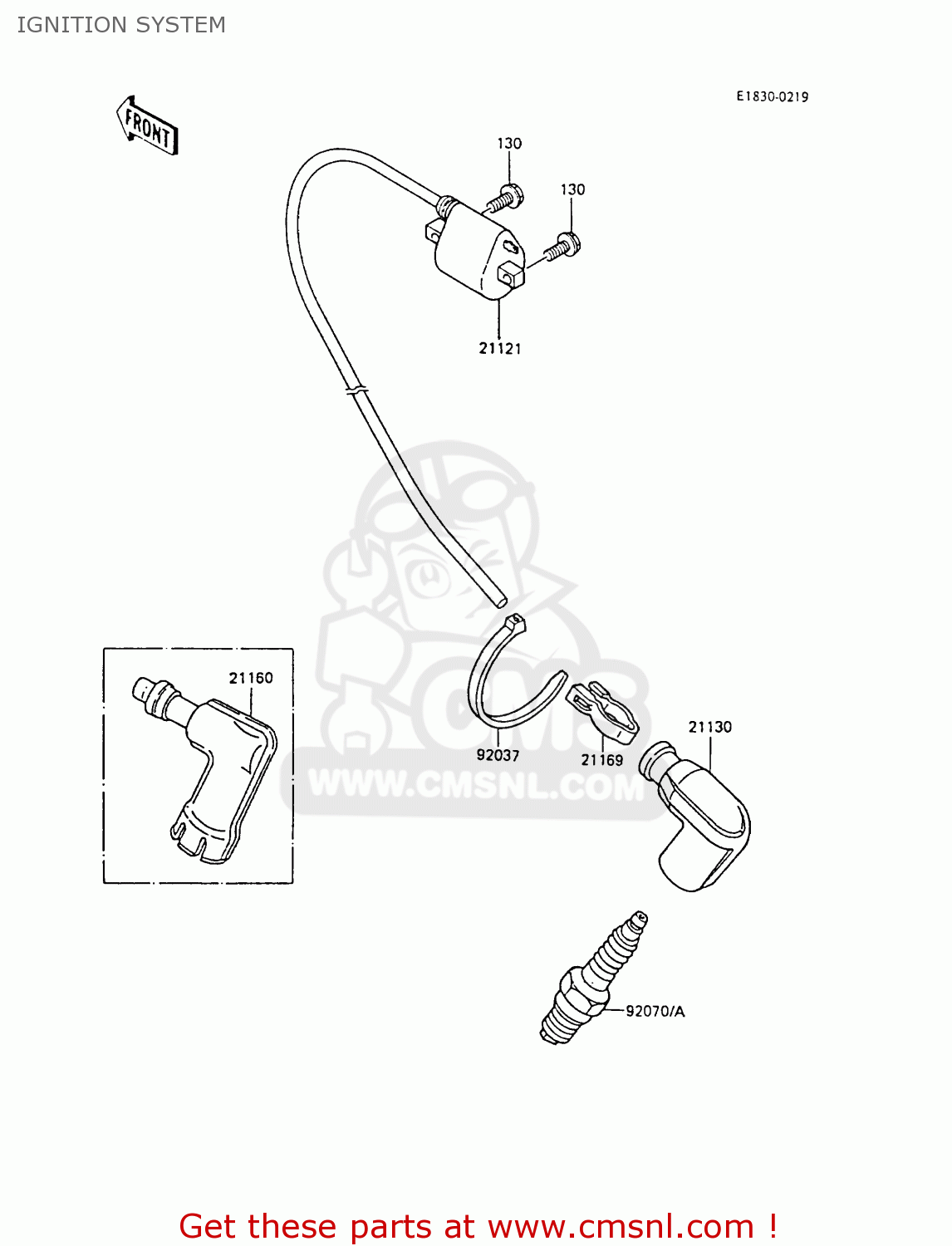 IGNITION SYSTEM KX60-B1 1985 UNITED KINGDOM