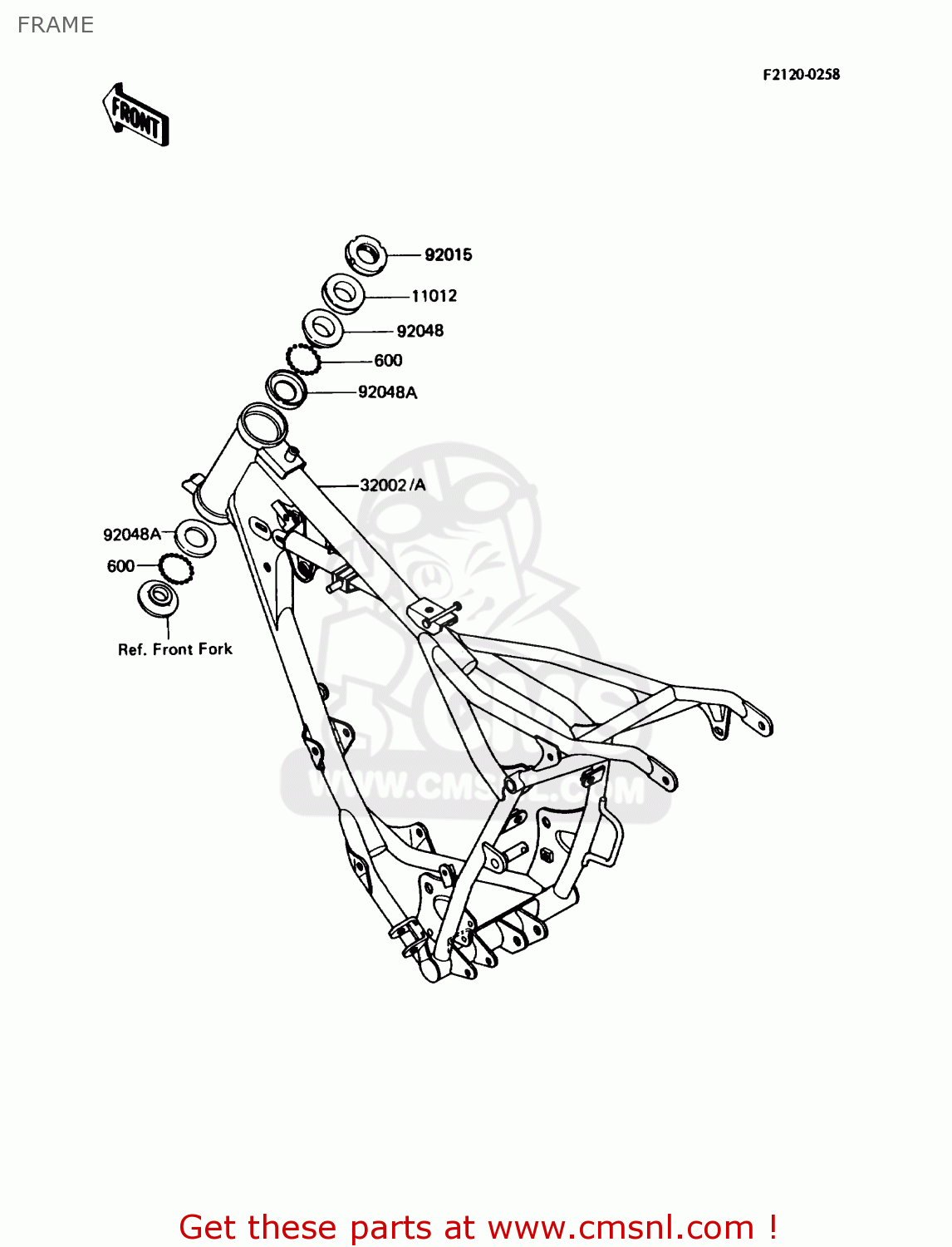 FRAME KX60-B1 1985 USA