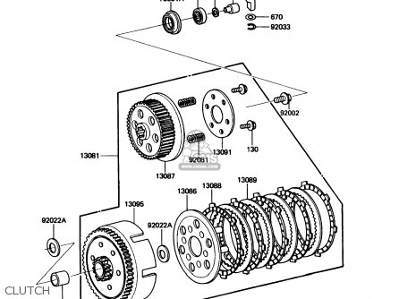 CLUTCH - KX60-B1 1985 USA