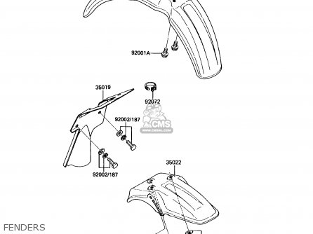 FENDERS - KX60-B1 1985 USA
