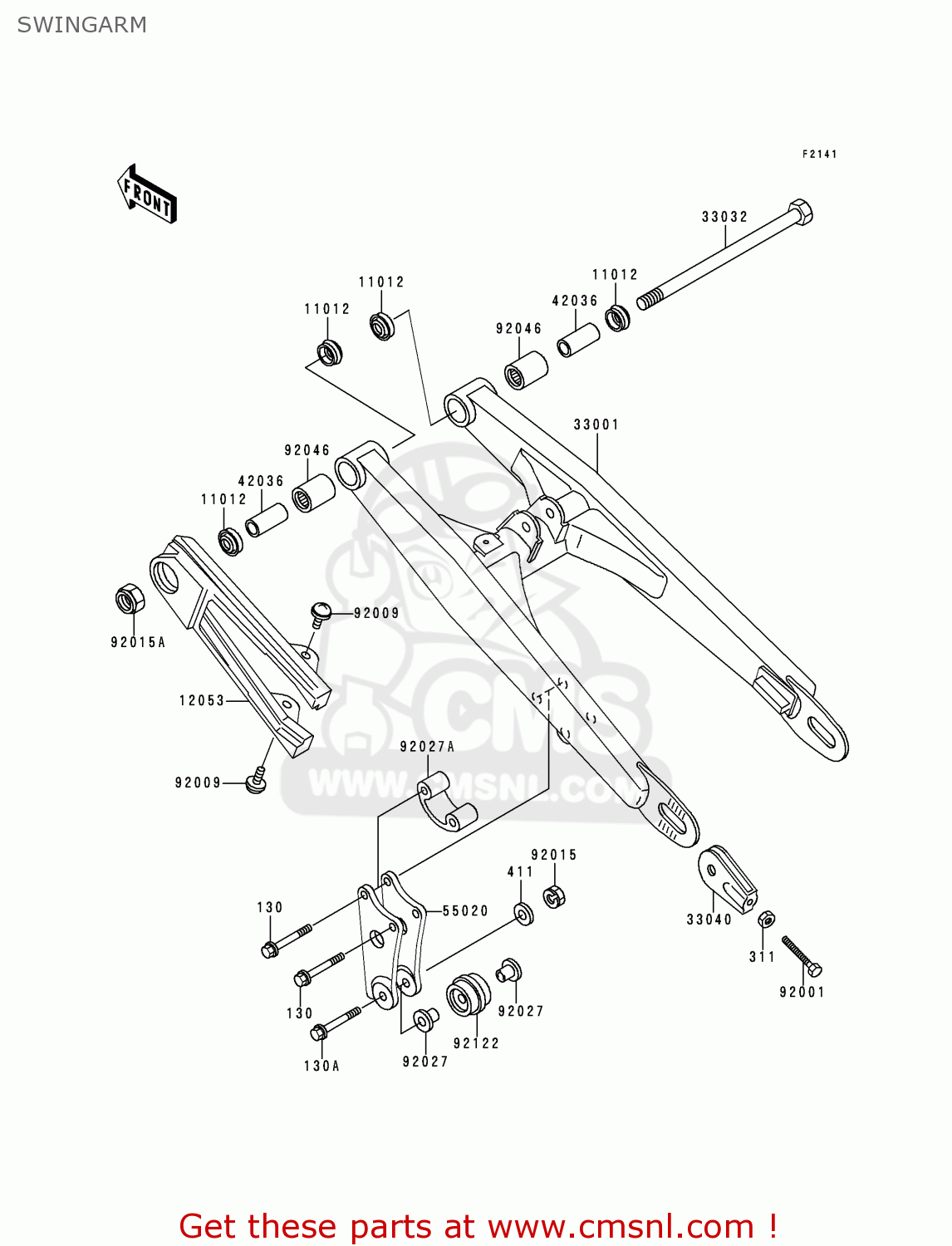 SWINGARM KX60-B10 1994 USA CANADA
