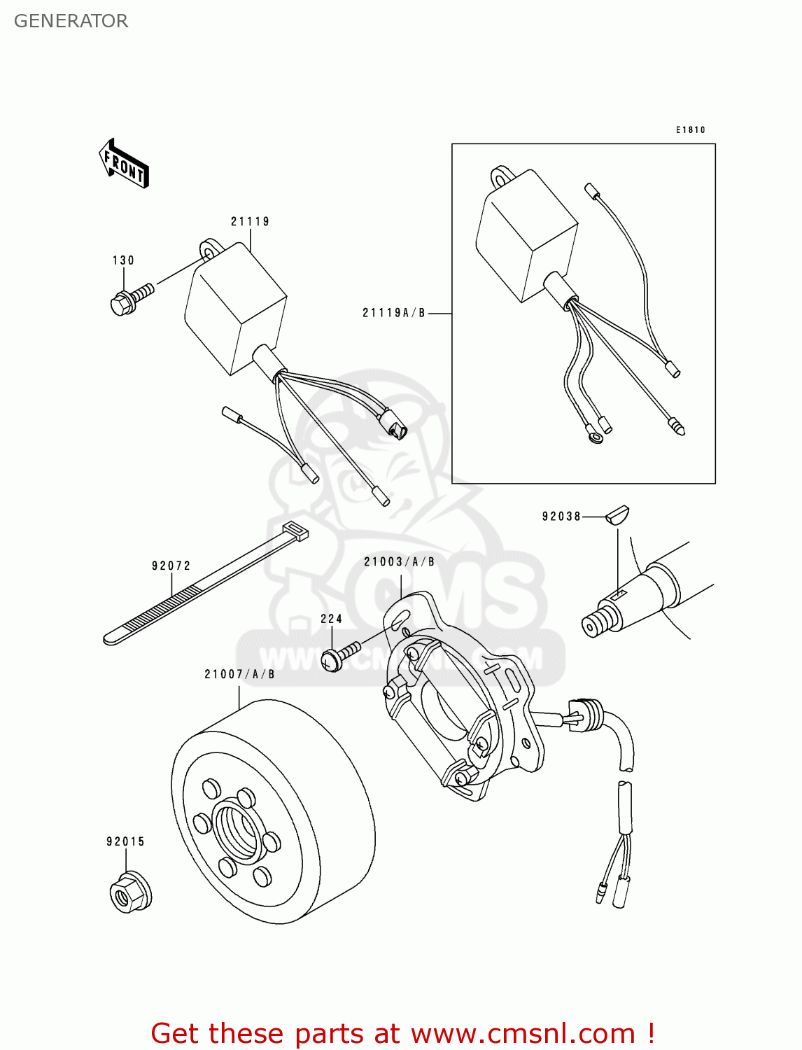 GENERATOR KX60-B11 1995 EUROPE AS