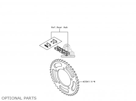 OPTIONAL PARTS - KX60-B11 1995 USA CANADA