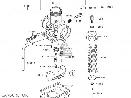 CARBURETOR - KX60-B12 1996 USA CANADA