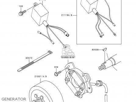 GENERATOR - KX60-B13 1997 EUROPE AS