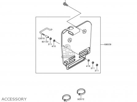 ACCESSORY - KX60-B13 1997 USA CANADA