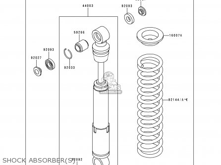 SHOCK ABSORBER(S) - KX60-B16 2000 EUROPE AS