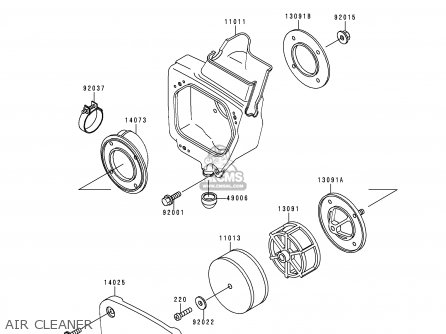 AIR CLEANER - KX60-B16 2000 USA CANADA
