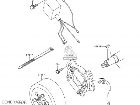 GENERATOR - KX60-B16 2000 USA CANADA
