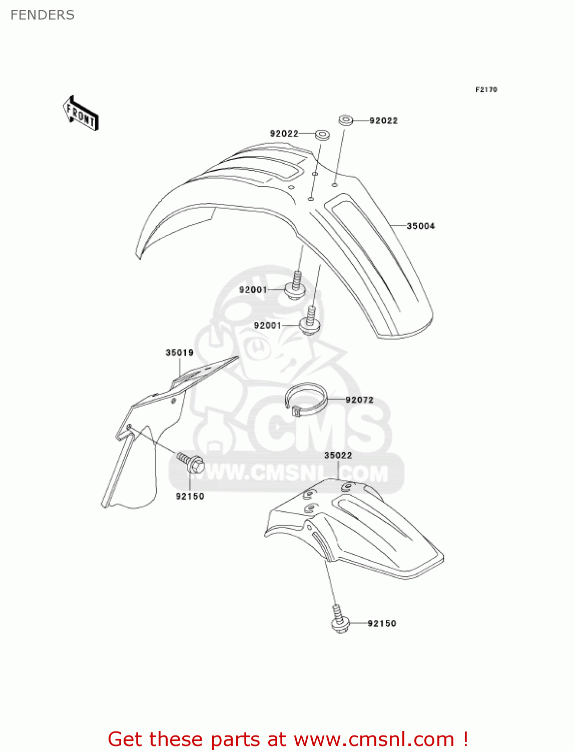 FENDERS KX60-B17 KX60 2001 USA CANADA