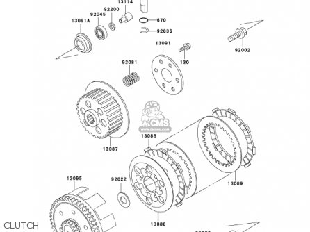 CLUTCH - KX60-B17 KX60 2001 USA CANADA