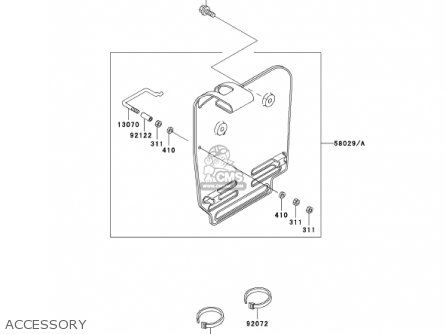 ACCESSORY - KX60-B17 KX60 2001 USA CANADA