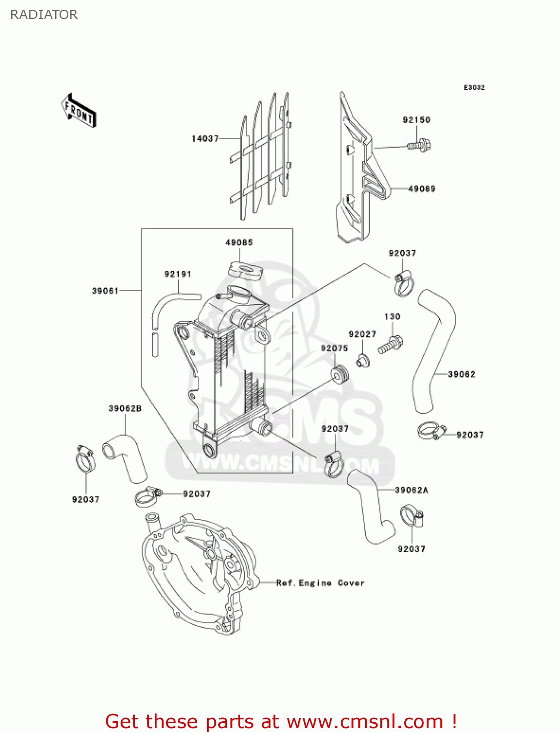 RADIATOR KX60-B18 KX60 2002 USA CANADA