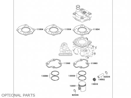 OPTIONAL PARTS - KX60-B18 KX60 2002 USA CANADA
