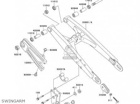 SWINGARM - KX60-B18 KX60 2002 USA CANADA