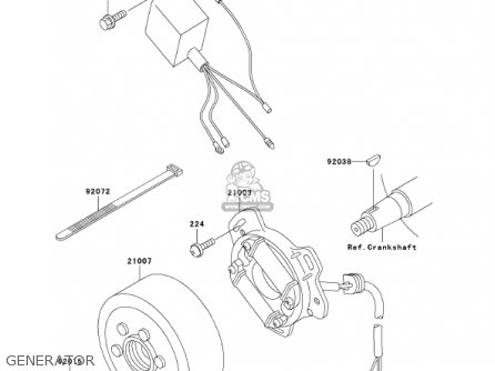GENERATOR - KX60-B18 KX60 2002 USA CANADA