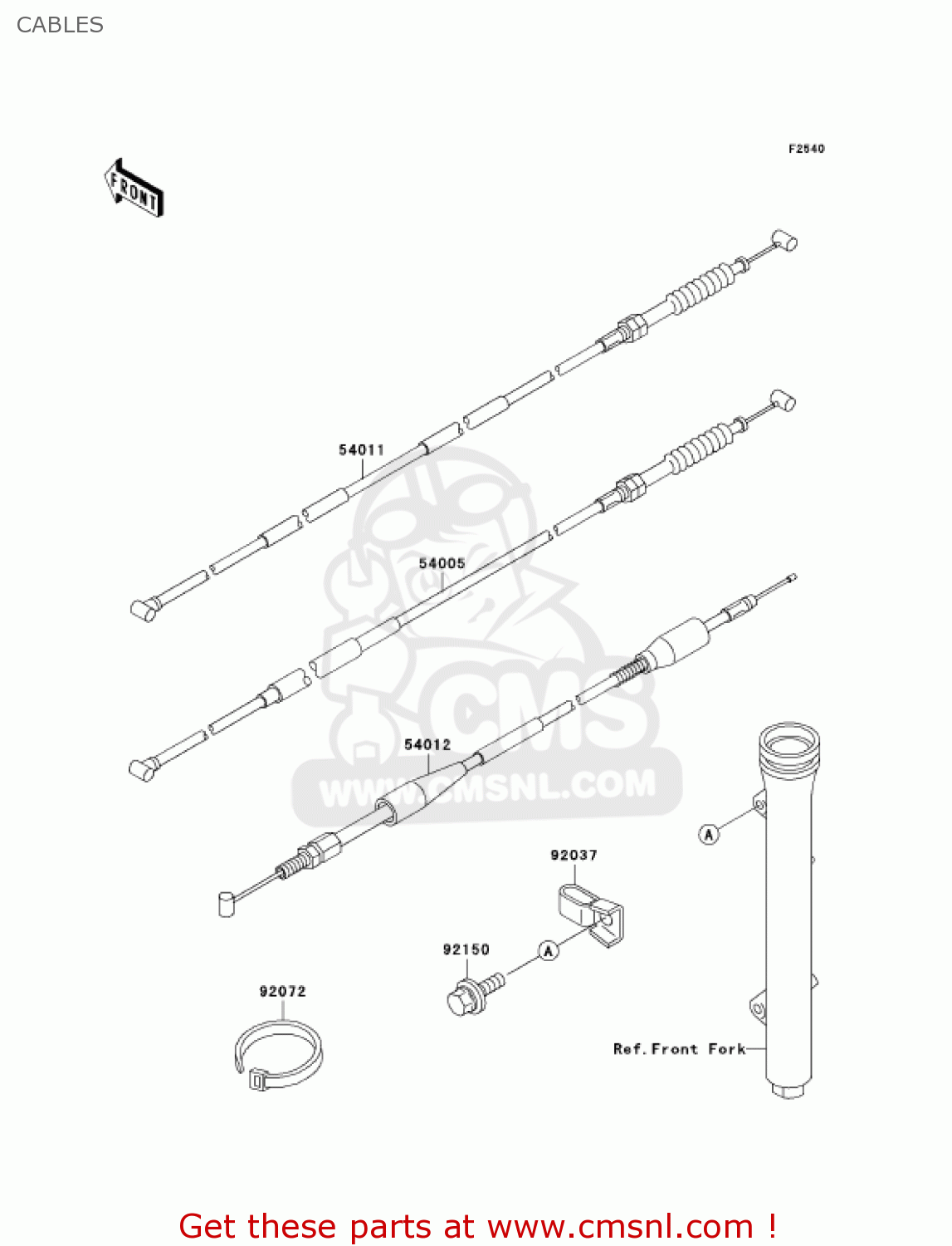 CABLES KX60-B19 KX60 2003 USA CANADA