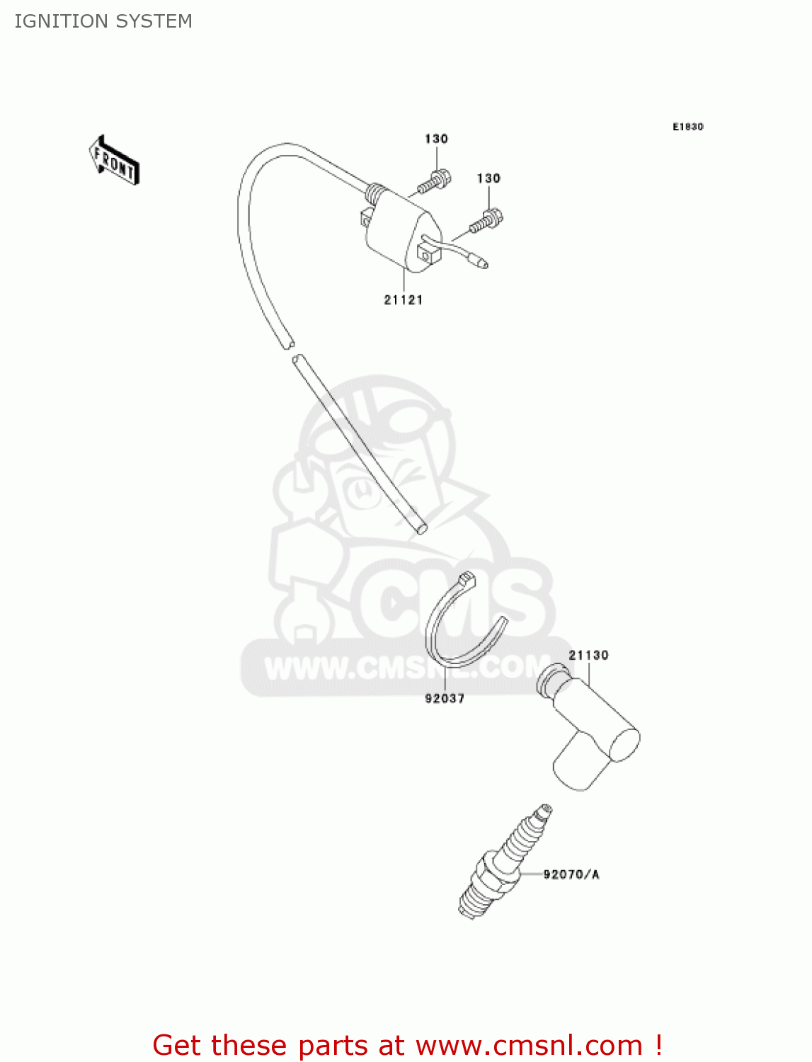 IGNITION SYSTEM KX60-B19 KX60 2003 USA CANADA