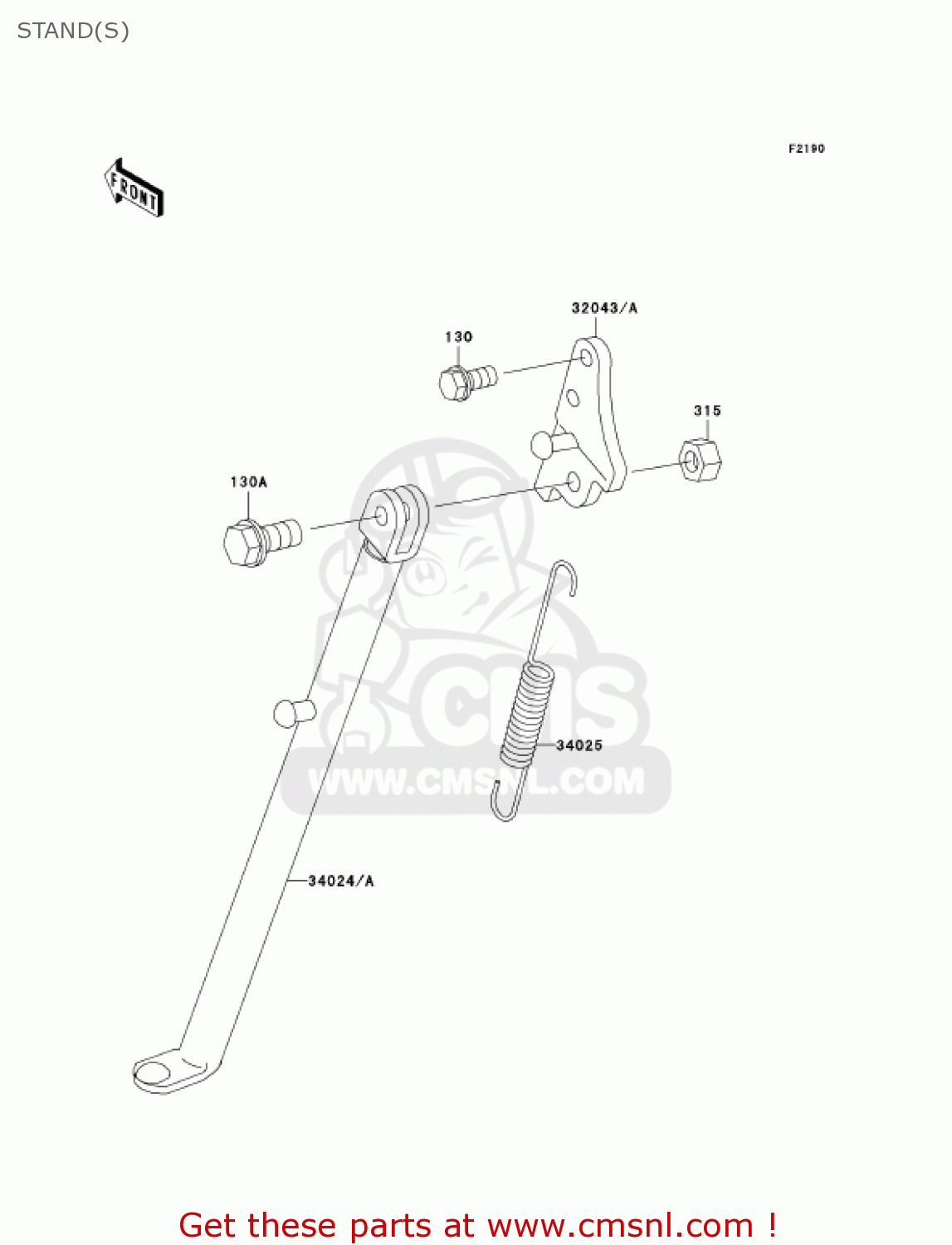 STAND(S) KX60-B19 KX60 2003 USA CANADA