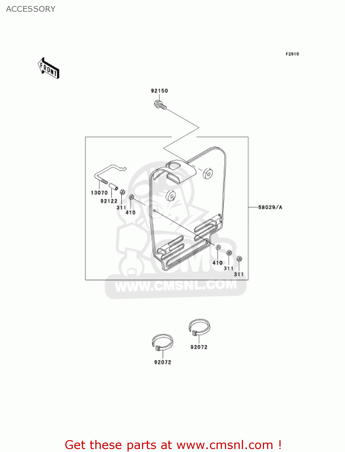 ACCESSORY KX60-B19 KX60 2003 USA CANADA