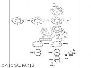 OPTIONAL PARTS - KX60-B19 KX60 2003 USA CANADA