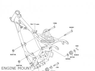 ENGINE MOUNT - KX60-B19 KX60 2003 USA CANADA