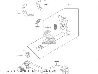 GEAR CHANGE MECHANISM - KX60-B19 KX60 2003 USA CANADA
