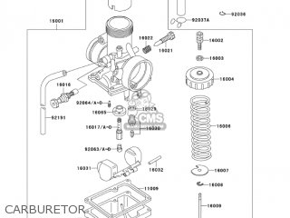 CARBURETOR - KX60-B19 KX60 2003 USA CANADA