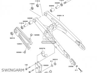 SWINGARM - KX60-B19 KX60 2003 USA CANADA