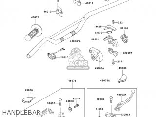 HANDLEBAR - KX60-B19 KX60 2003 USA CANADA