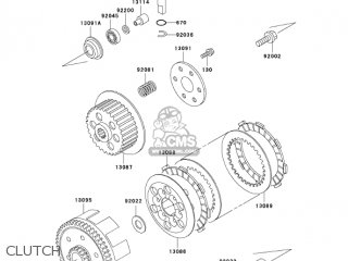 CLUTCH - KX60-B19 KX60 2003 USA CANADA