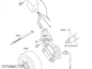 GENERATOR - KX60-B19 KX60 2003 USA CANADA