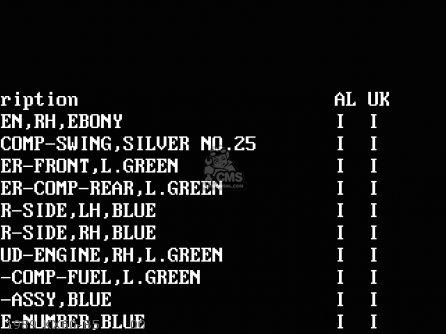 1989 KX60-B5      00 - KX60-B2 1986 UNITED KINGDOM