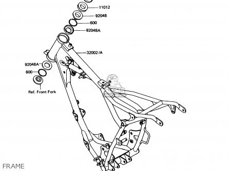 FRAME - KX60-B2 1986 USA CANADA