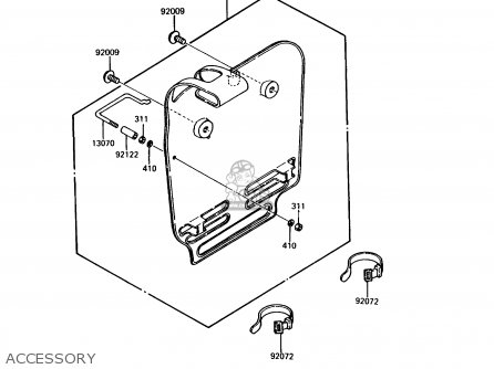 ACCESSORY - KX60-B2 1986 USA CANADA